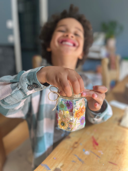 Pressed Flower Lanterns - Craft Kit