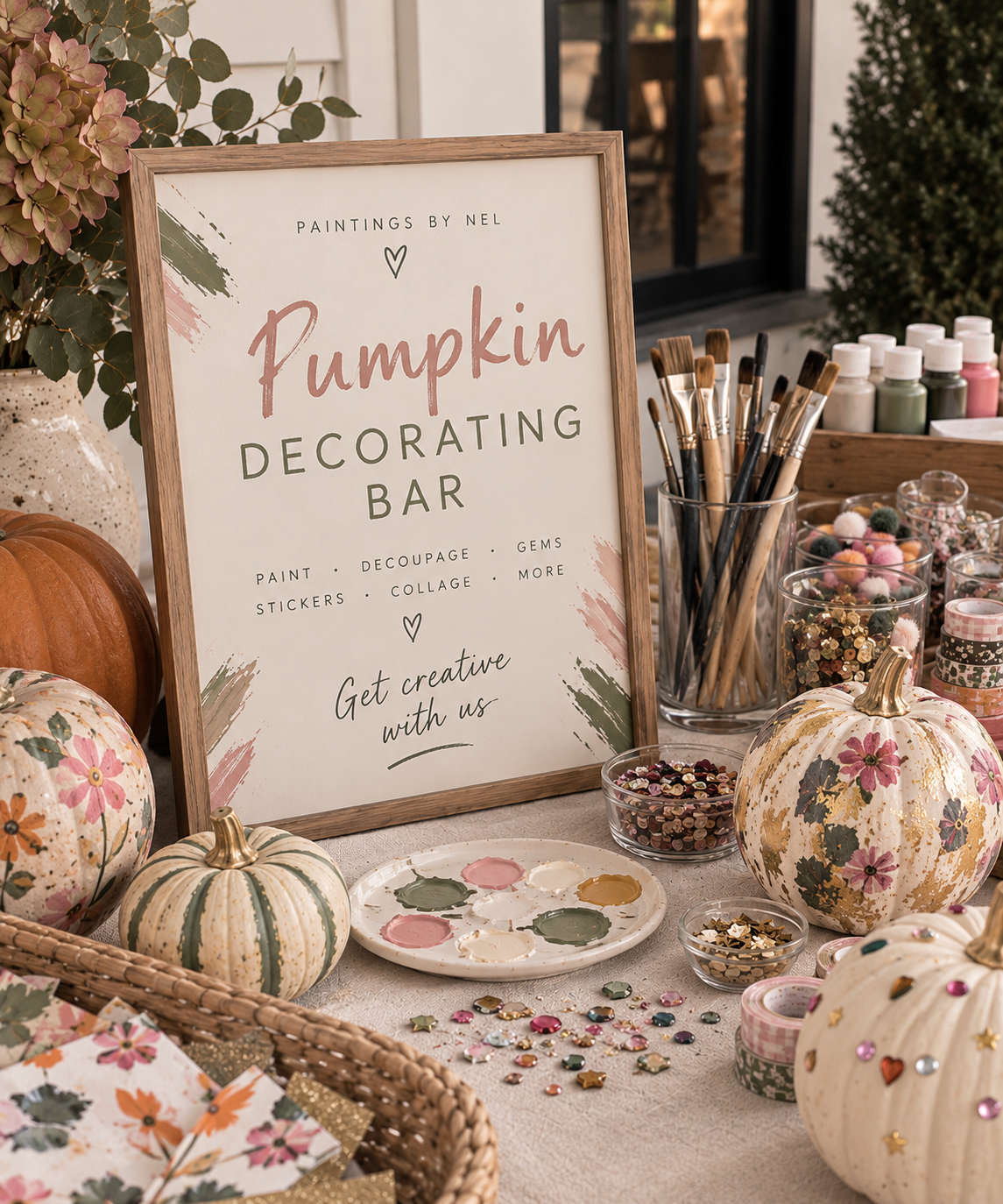 Ceramic Pumpkin Decorating Bar | Transcend Studio - Eccles | Thursday 15th October | 6pm