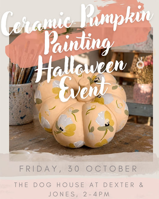 Halloween Special - Ceramic Pumpkin Painting | Friday 30th October | 2-4pm