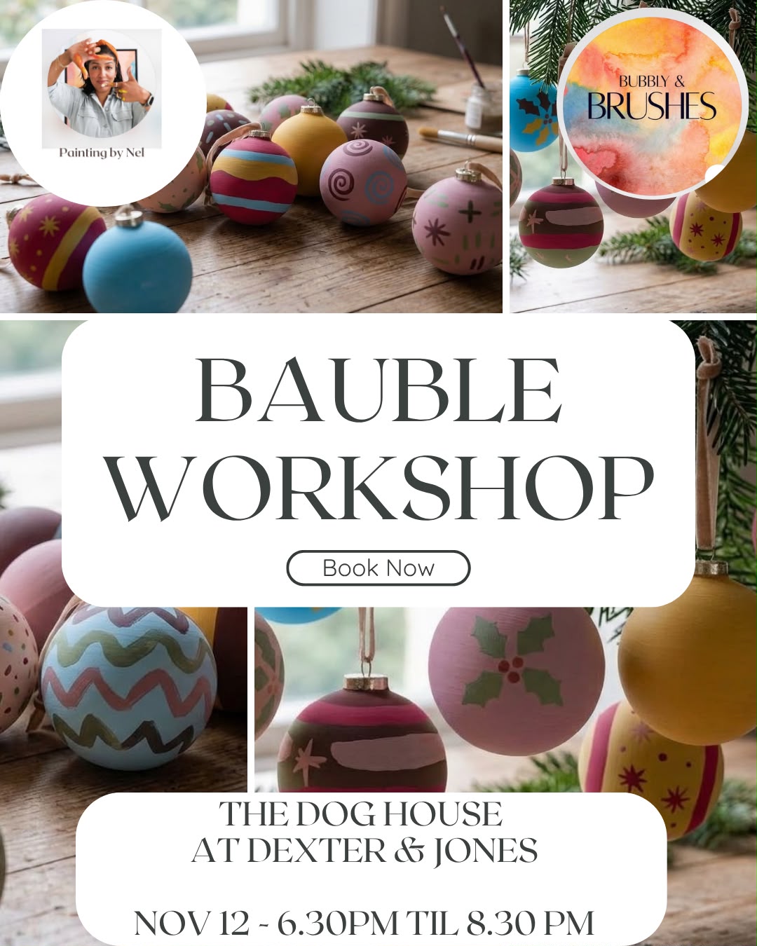 Bauble Painting | Dexter & Jones Knutsford | Thursday 12th November